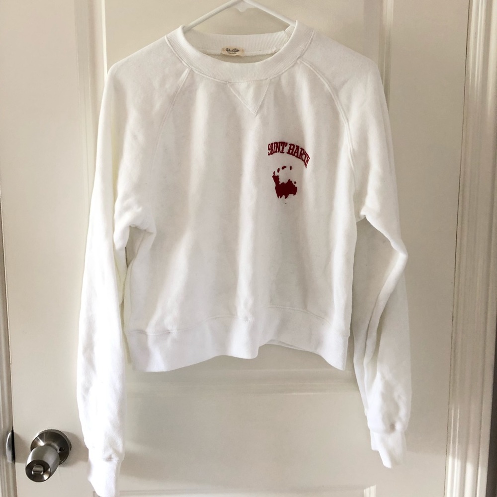 brandy melville saint barth cropped crewneck